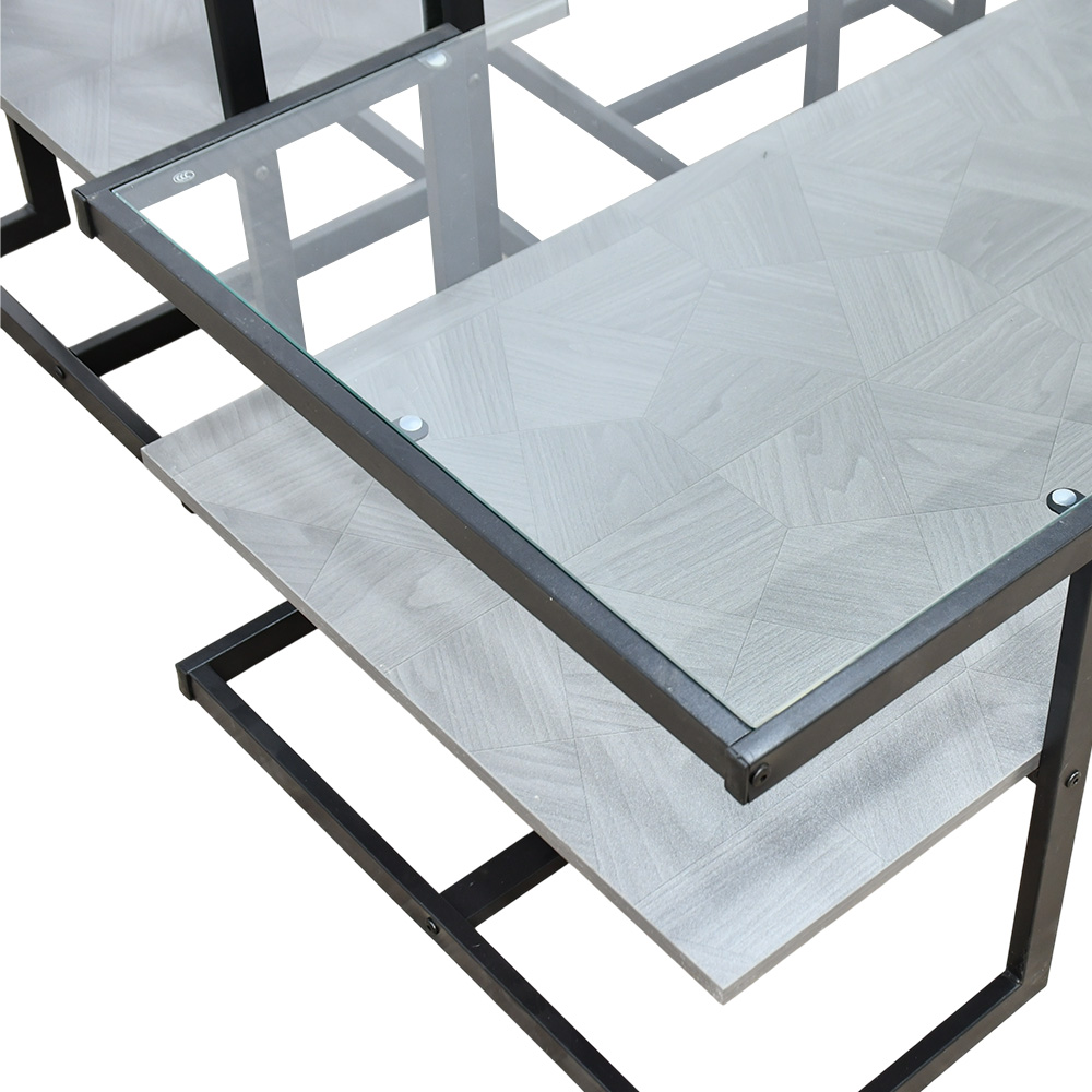 طاولات خدمة رمادية