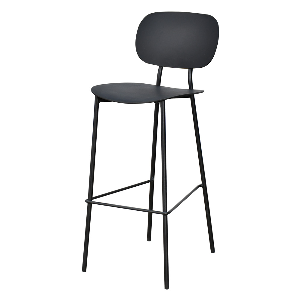 كرسي بار بأرجل معدنية