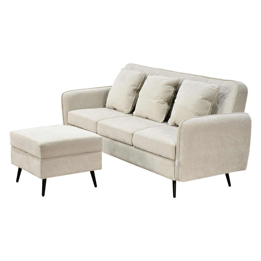 كنبة مودرن 3 مقاعد قماش