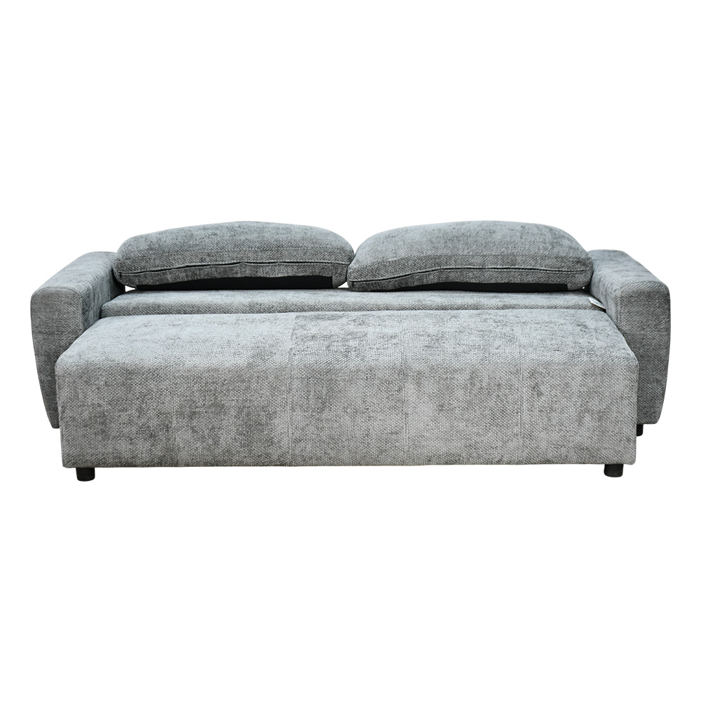 كنبة 3 مقاعد رمادية