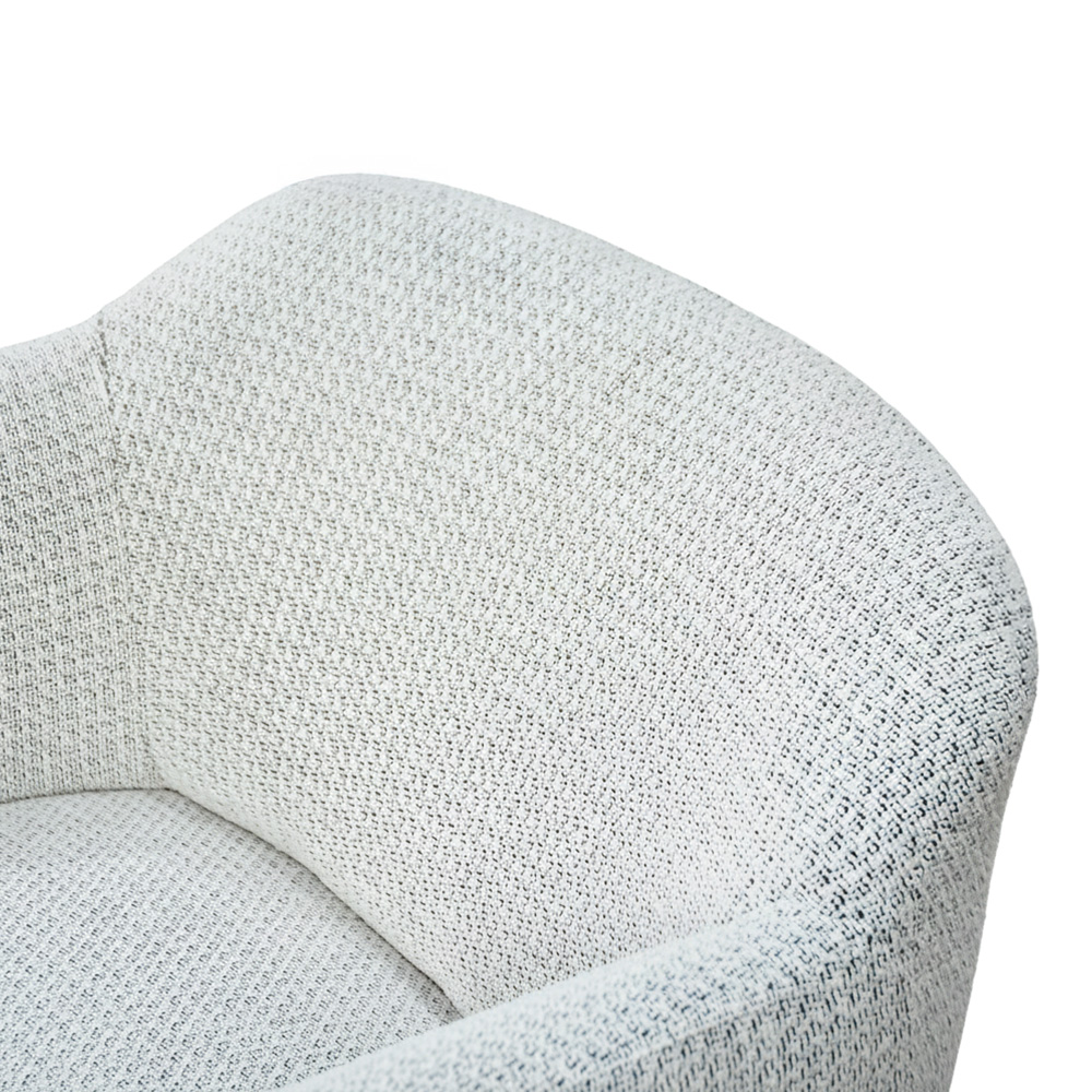 كرسي مفرد فخم قماش بوكليه