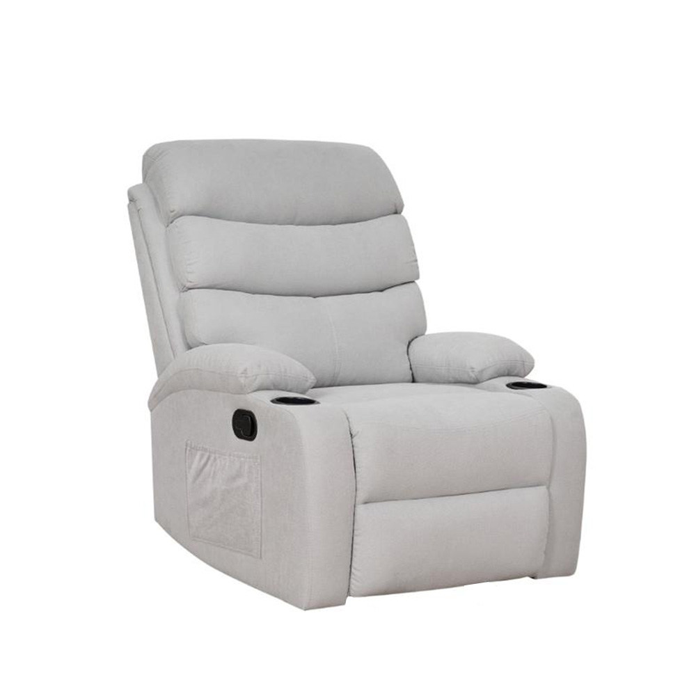 كرسي استرخاء هزاز دوار قماشي عصري