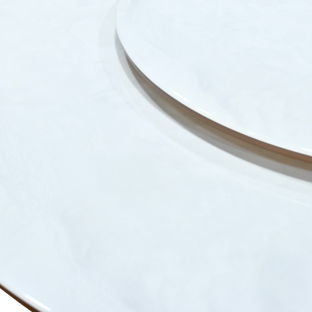 طاولة طعام فاخرة سطح دوار