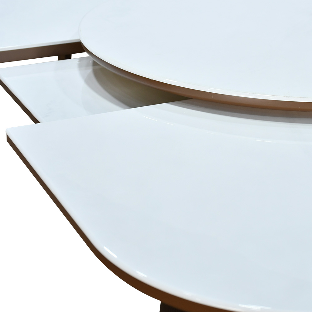 طاولة طعام رخام دوارة