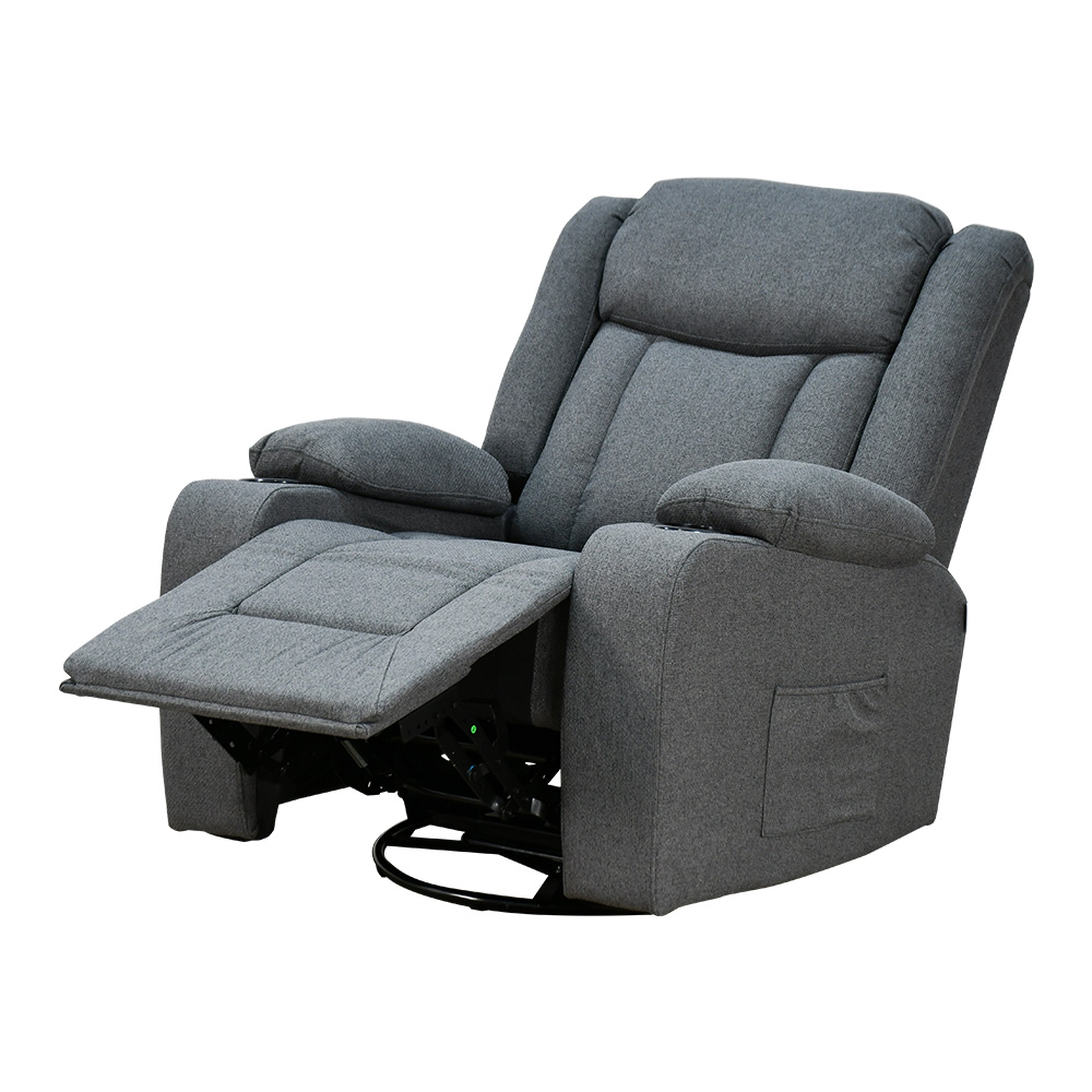 كرسي استرخاء هزاز دوار قماشي