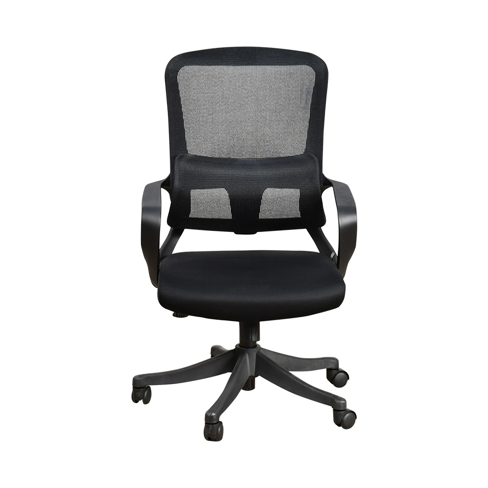 كرسي مكتب مودرن دوار قابل للتعديل أسود