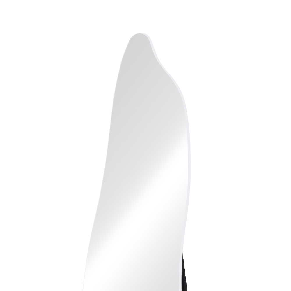 مرآة مودرن استاند معدني أسود