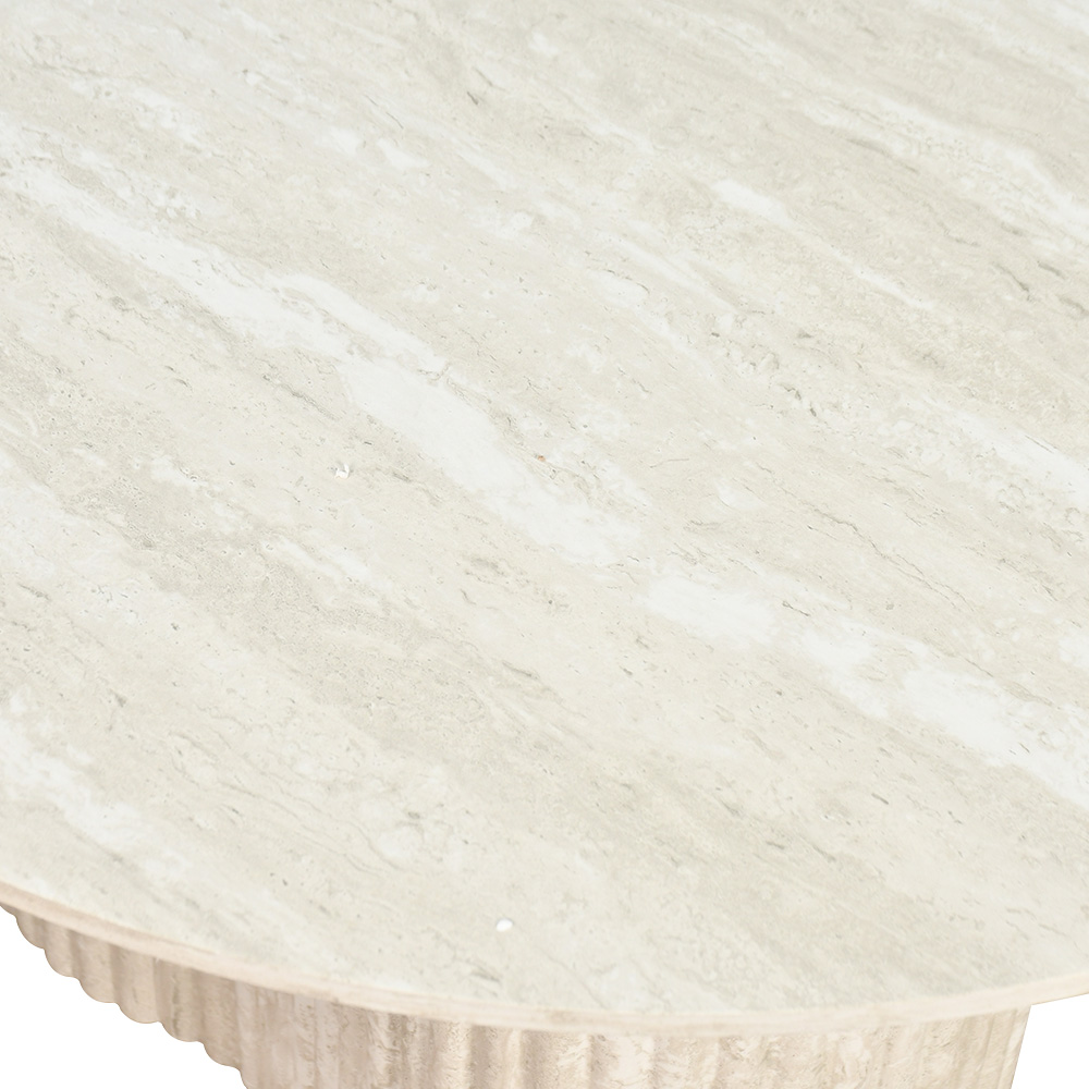 طقم طاولات خدمة مودرن 5 قطع خشب رمادي