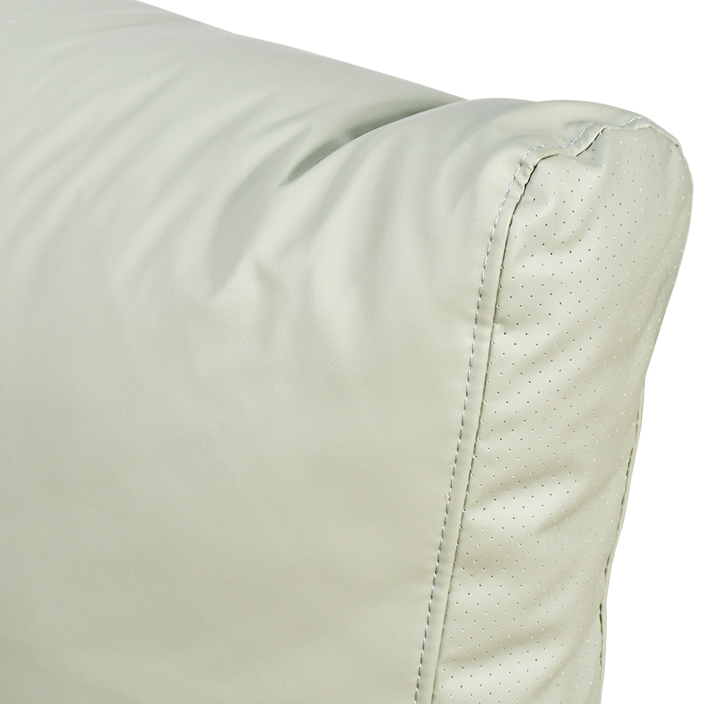 كرسي مفرد جلد بتصميم عصري