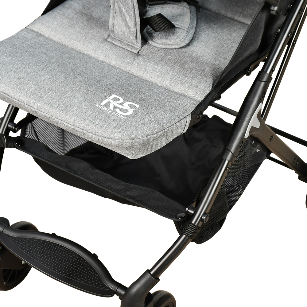 عربة أطفال بعد التركيب