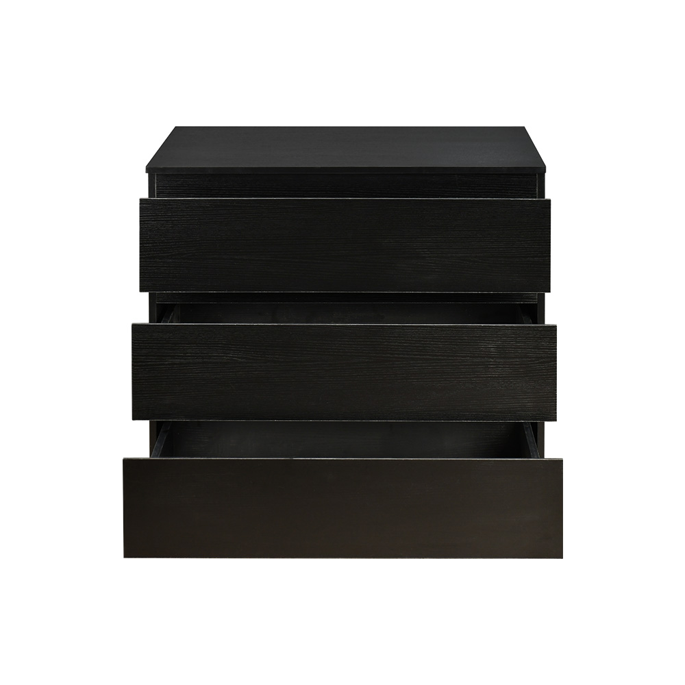 خزانة خشب بـ 3 أدراج