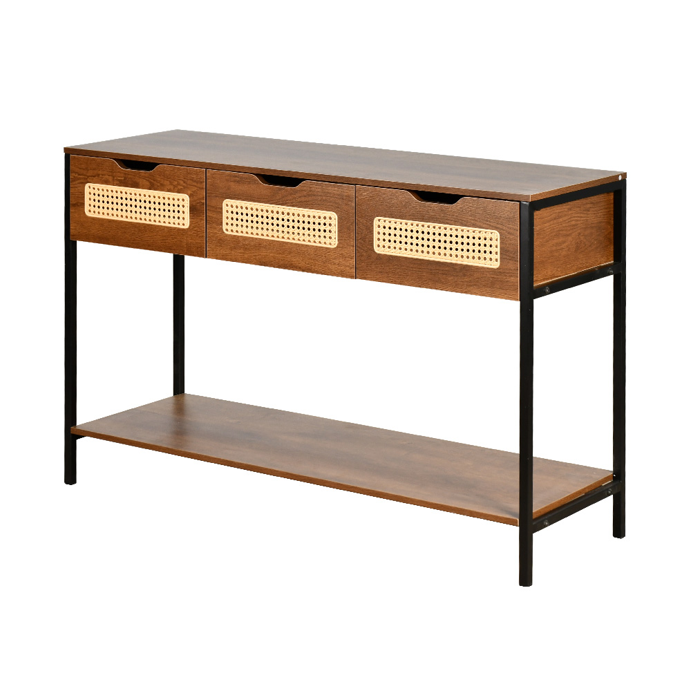 مدخل استقبال خشبي 2 دور بتصميم عصري