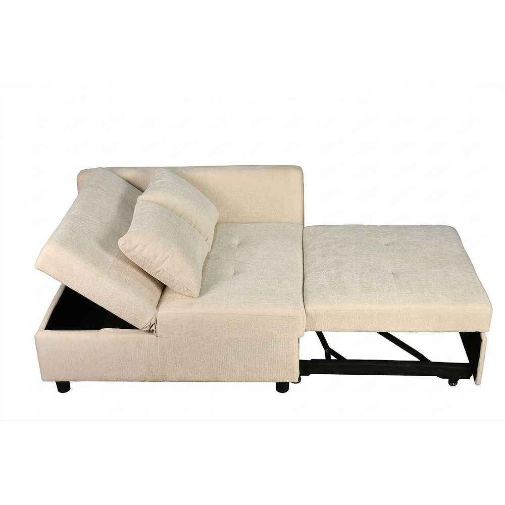 كنبة فاخرة قابلة للتعديل إلى سرير