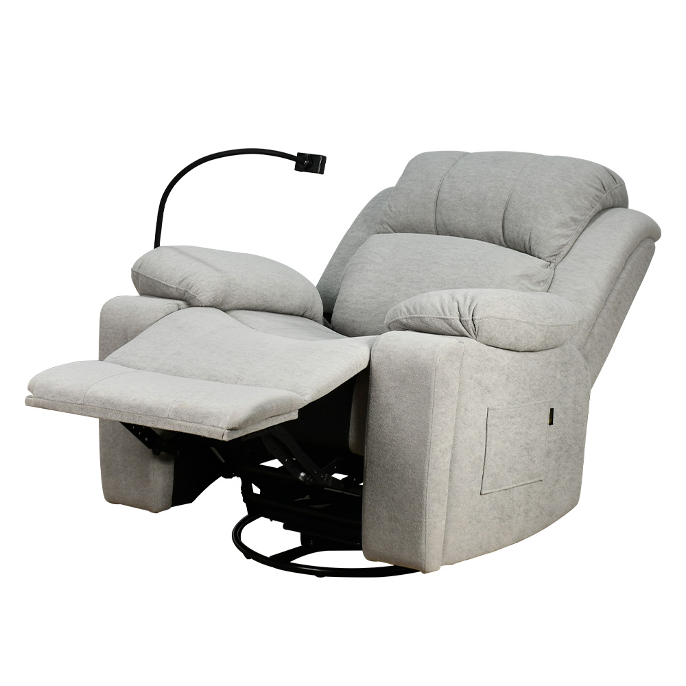 كرسي استرخاء فخم هزاز مع حامل أكواب