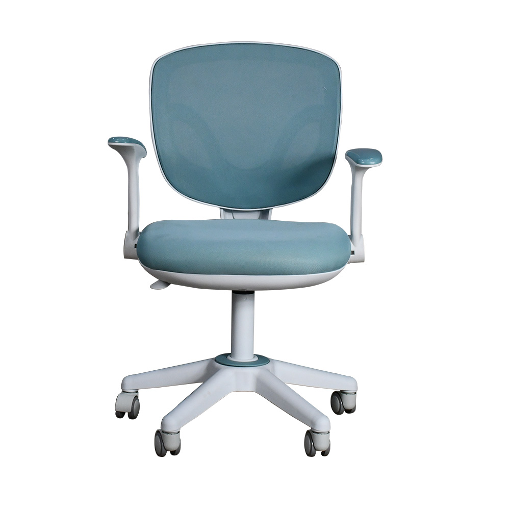 كرسي مكتب مودرن دوار قابل للتعديل أزرق