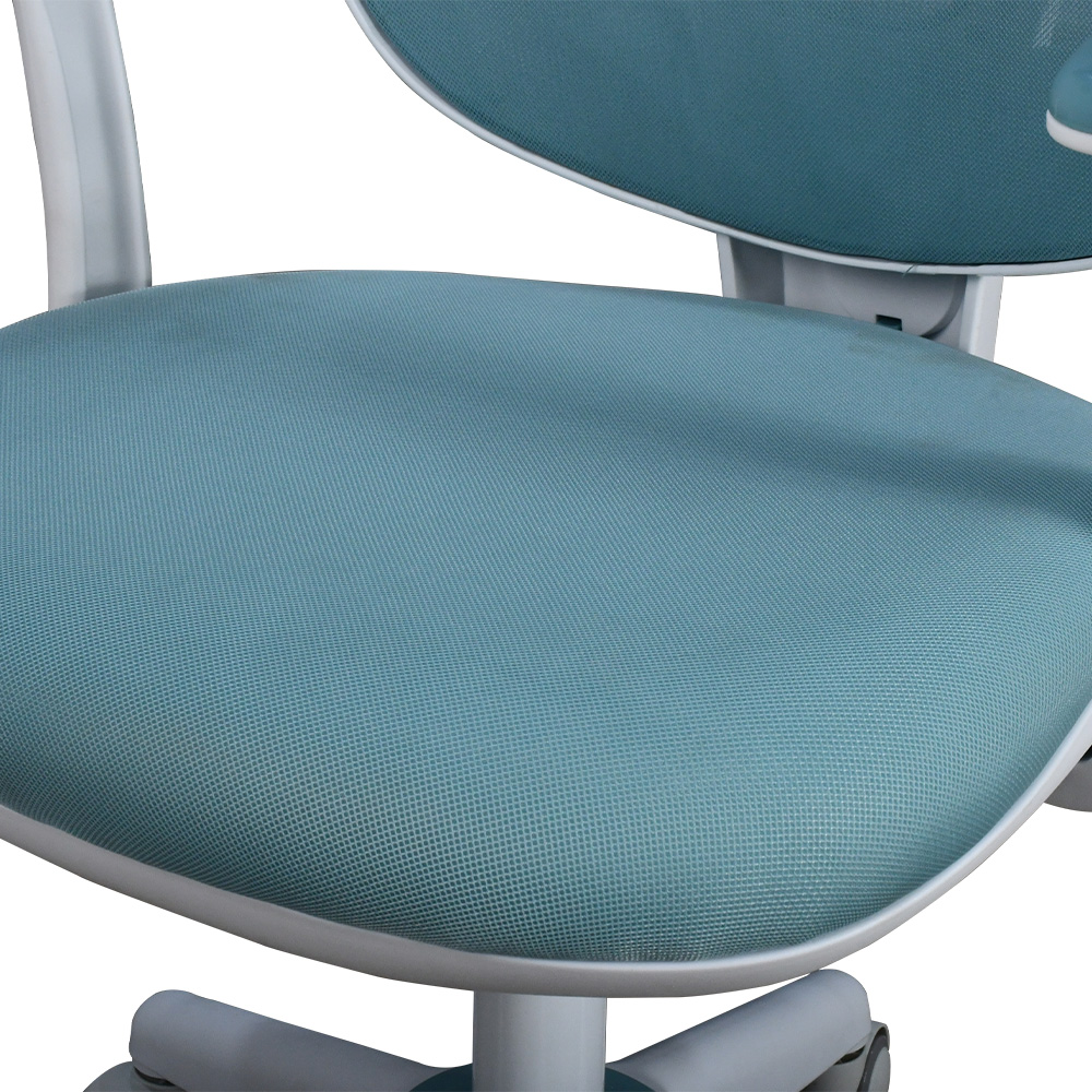 كرسي مكتب مودرن دوار قابل للتعديل أزرق