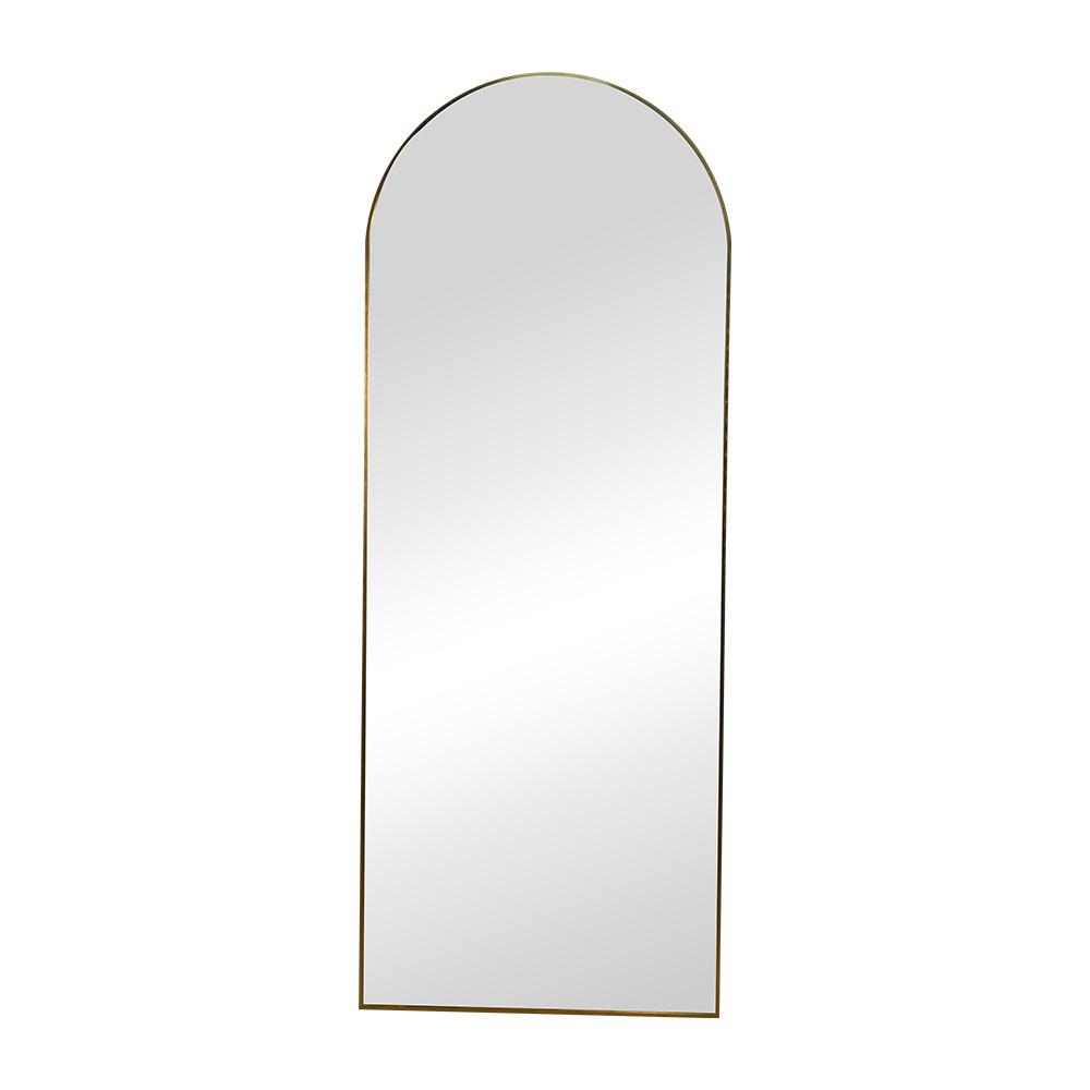 مرآة ديكور حائط بإطار ذهبي