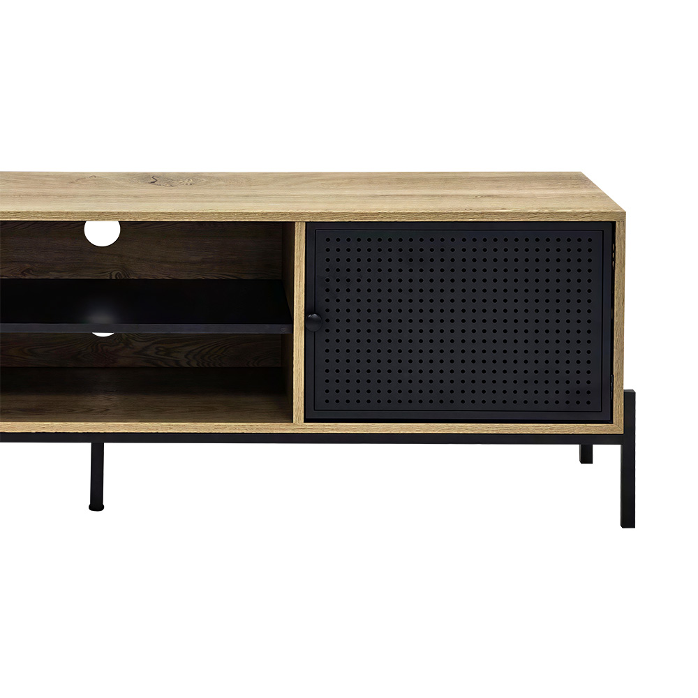 وحدة تلفاز خشبية تصميم عصري