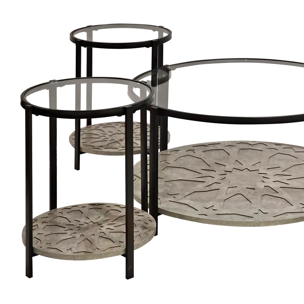 طقم طاولات خدمة 5 قطع