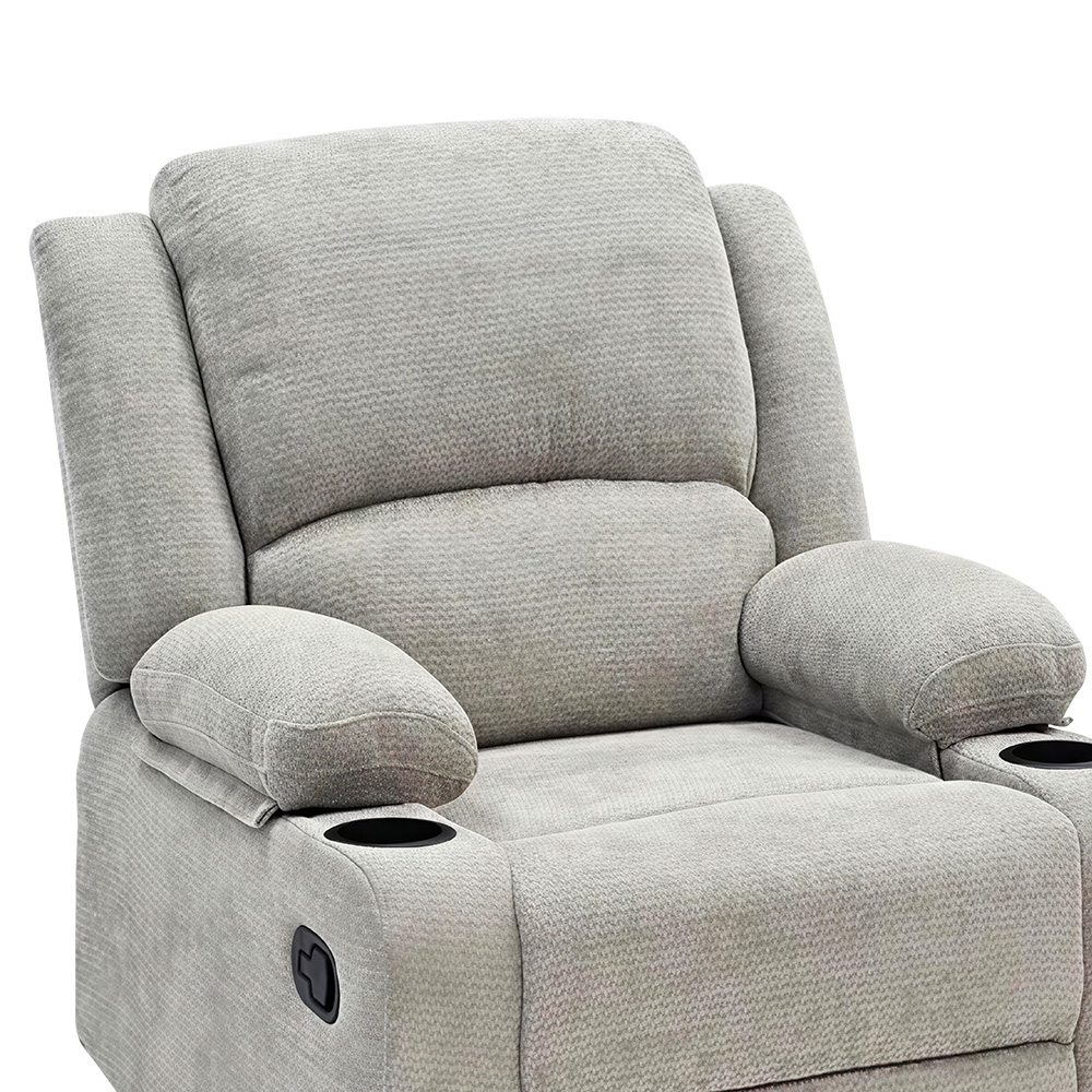 كرسي استرخاء ثابت مع مساحة تخزين