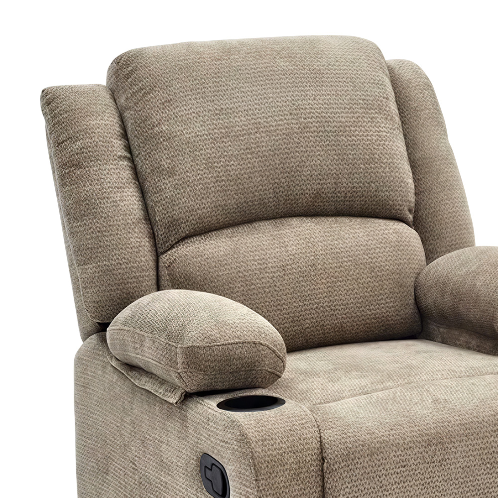 كرسي استرخاء ثابت مع مساحة تخزين