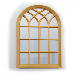 مرآة حائط اطار بلاستيك ذهبي 50×70 سم مرآة حائط اطار بلاستيك ذهبي 50×70 سم