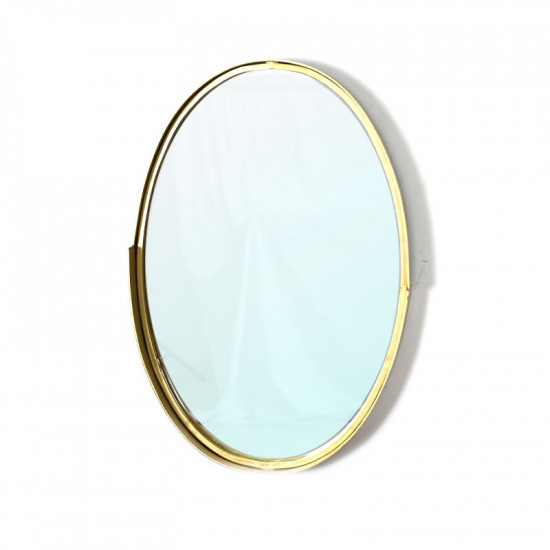 مرآة حائط دائرية إطار معدن 40×60 سم مرآة حائط دائرية إطار معدن 40×60 سم