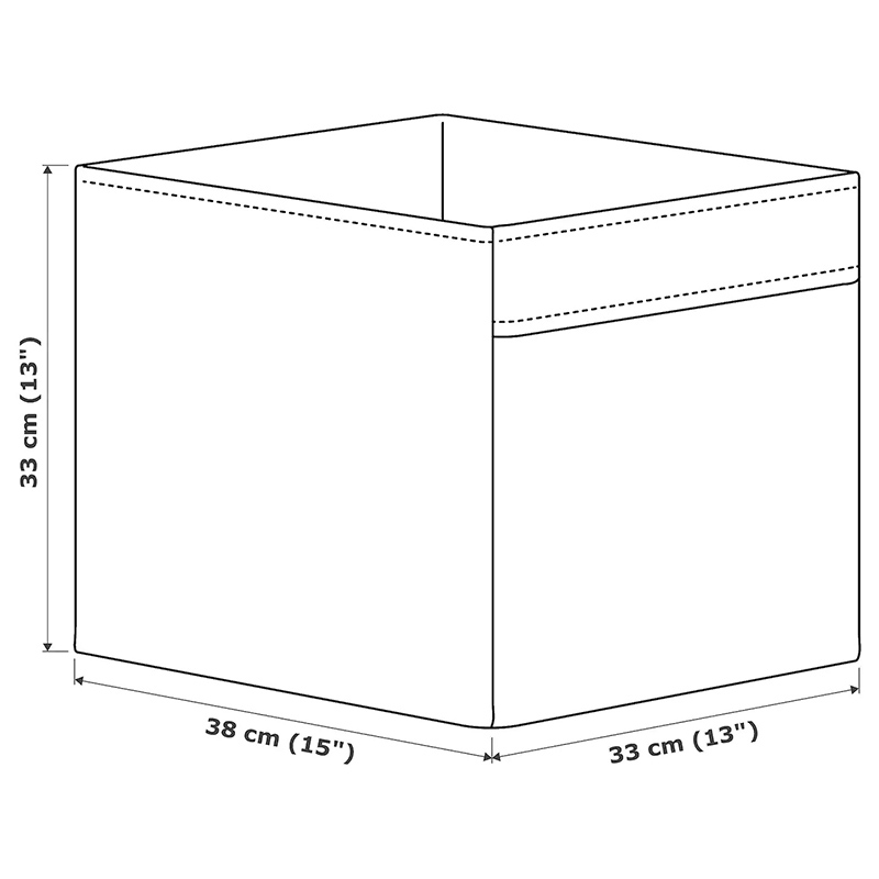 صندوق، أبيض، 33x38x33 سم صندوق، أبيض، 33x38x33 سم
