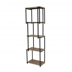 استاند رفوف خشب هيكل معدني استاند رفوف خشب هيكل معدني