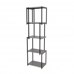 استند رفوف خشب هيكل معدني استند رفوف خشب هيكل معدني