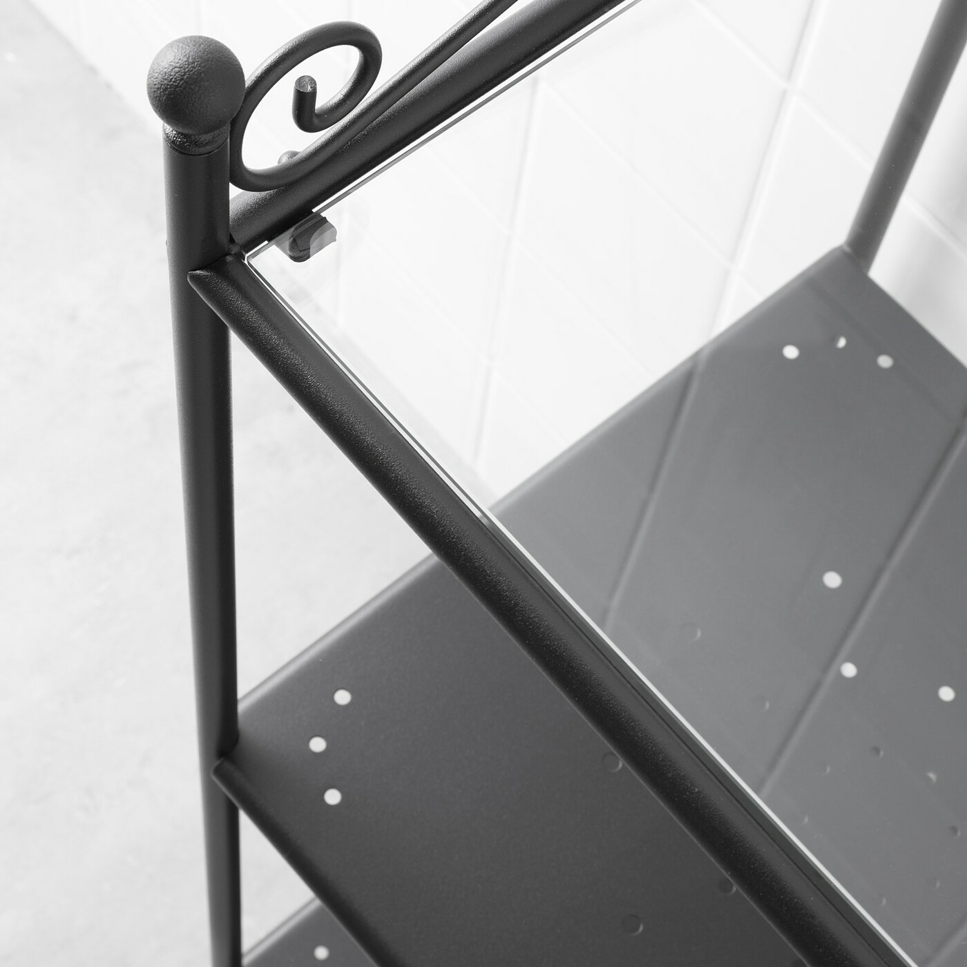 وحدة رفوف، أسود، 42x103 سم وحدة رفوف، أسود، 42x103 سم