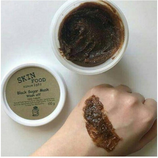 الماسك المقشر الاسود من سكين فود
