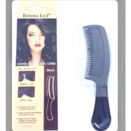 Magic comb to hide gray hair black