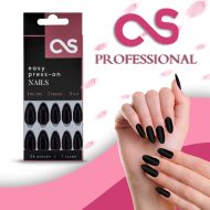 Easy-to-stick nails, Black CS-NT5 