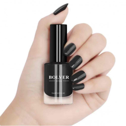 مناكير أسود بولفير - BOLVER لامع - 619