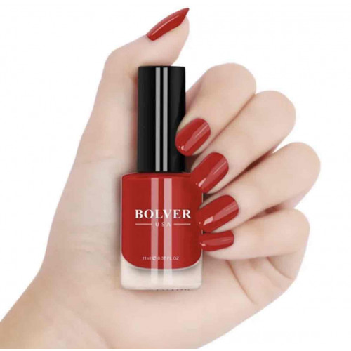 مناكير أحمر كاكي بولفير - BOLVER لامع - 621