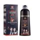 Hair dye shampoo natural black color with argan oil