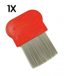 مشط اسنان حديد للتخلص من قمل الشعر متعدد الألوان