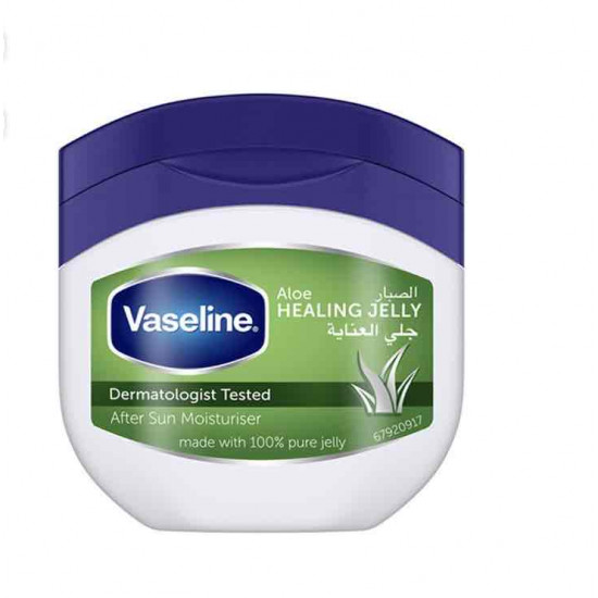 فازلين جيلي للبشرة الجافة بخلاصة الصبار المنعش البشرة الجافة والمتضررة 100مل