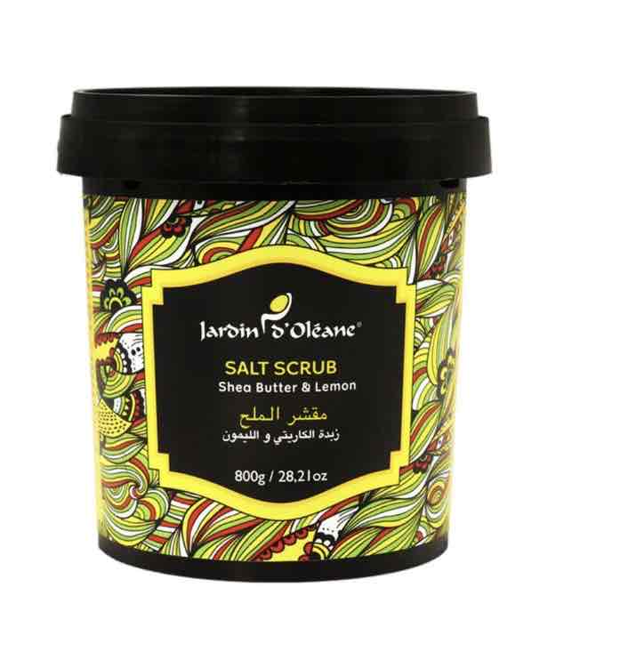 جاردن دي اوليان مقشر الملح بزبدة الكاريتي والليمون أبيض 800جم