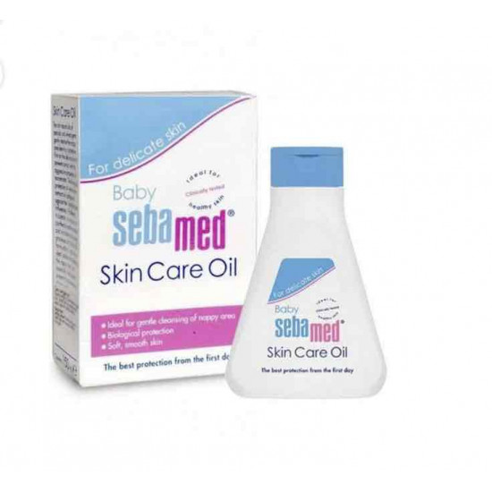سيباميد زيت العناية ببشرة الأطفال لتنظيف منطقة الحفاض للبشرة الرقيقة، 150 مل -