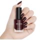 Dark burgundy red nail polish - shiny BOLVER - 631