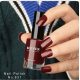 Dark burgundy red nail polish - shiny BOLVER - 631