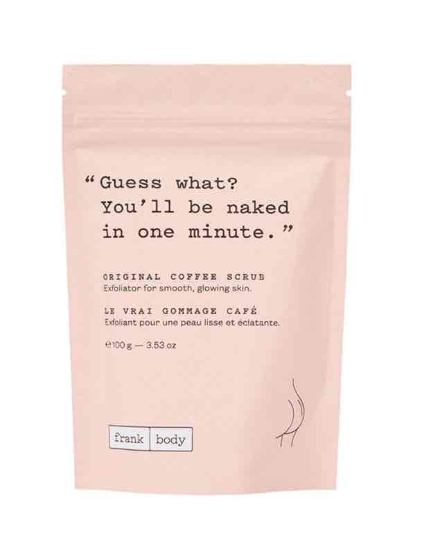 مقشر الجسم الأصلي فرانك بالقهوة