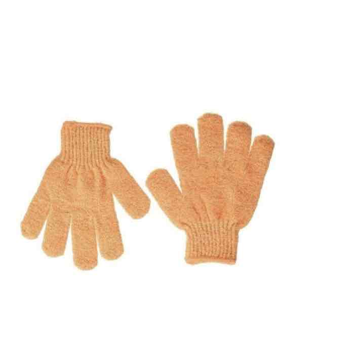 مجموعة مكونة من قفازين للاستحمام 18سم