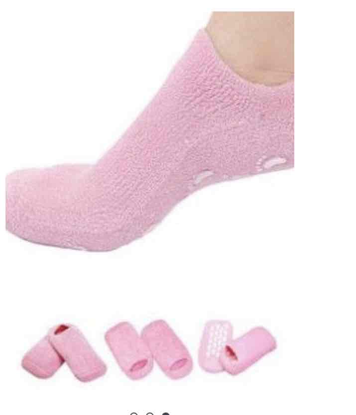 جوارب مرطب من جل سيليكون