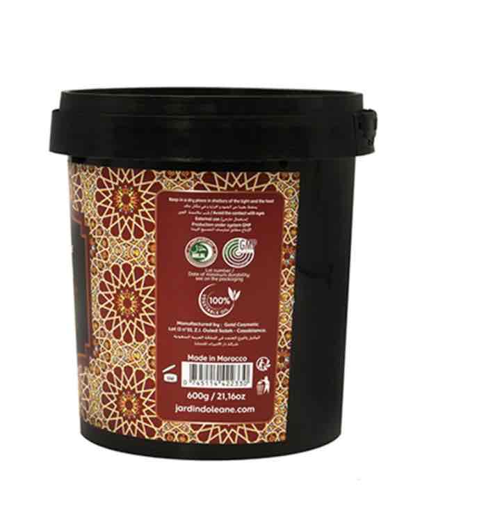 مقشر السكر بزيت الأركان ومسحوق زهرة الكركديه متعدد الألوان 600جم