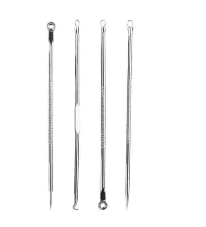 طقم أدوات إزالة الرؤوس السوداء مكون من 4 قطع