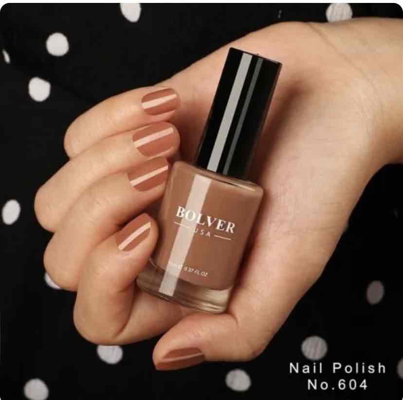 مناكير كستناء غامق بولفير - BOLVER  لامع - 604,