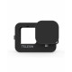 TELESIN Black Silicone Soft Case Protector Used For GoPro 12/11/10/9